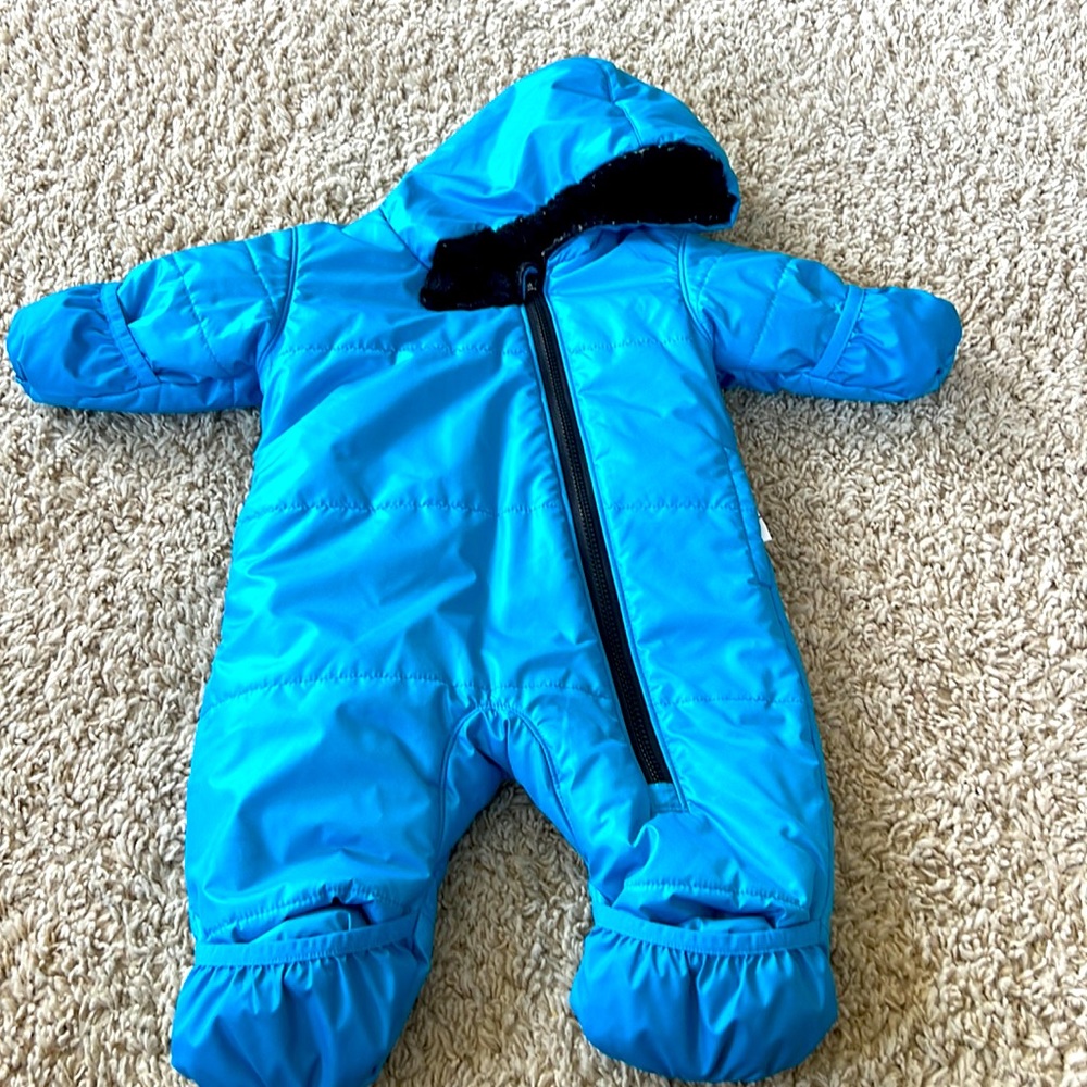 Spyder Blue Baby Snowsuit, size 6 months